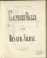 [ [1872]] Caprice-valse pour piano par Renaud de Vilbac op. 136.